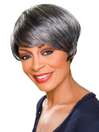 Alicia Foxy Silver Wigs : Dee